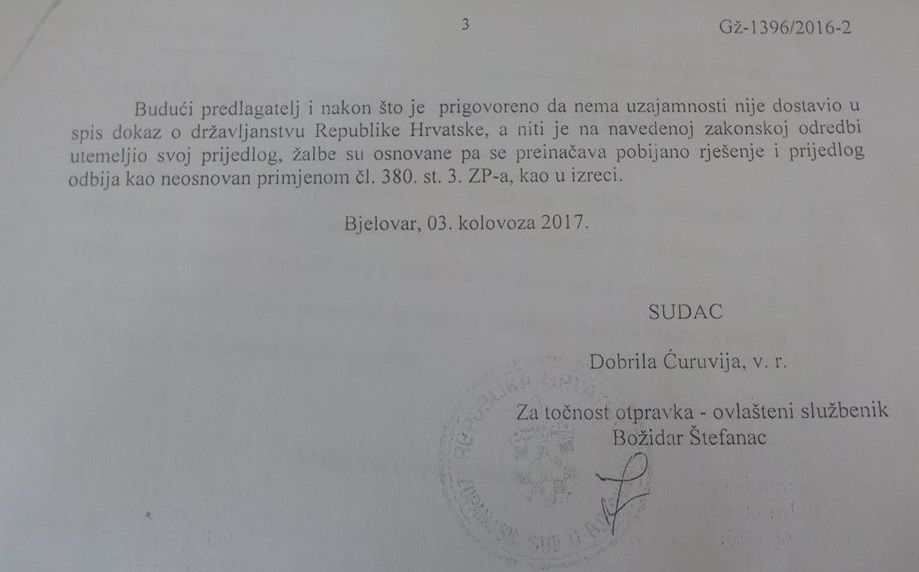 Alijagić i u Hrvatskoj izgubio milionski spor protiv Republike Srpske