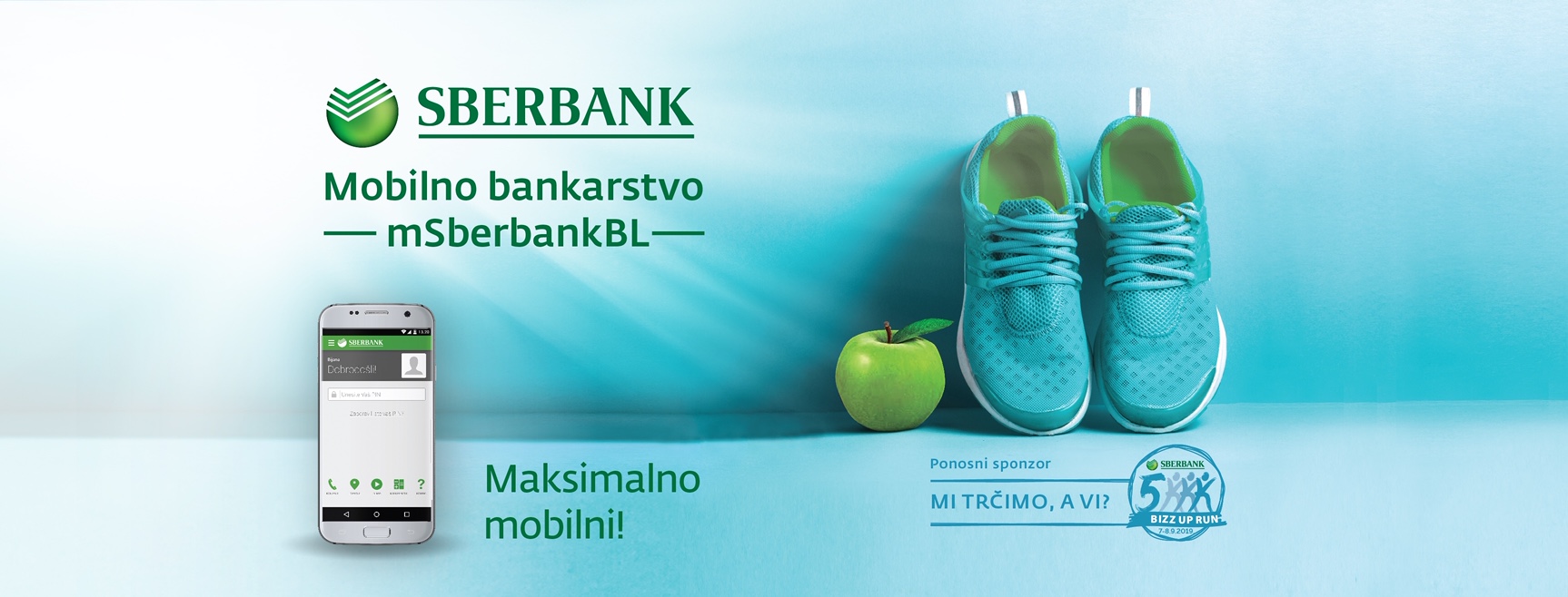 Sberbank Banja Luka ponosni sponzor timske trke „Sberbank 5K BIZZ UP Run“