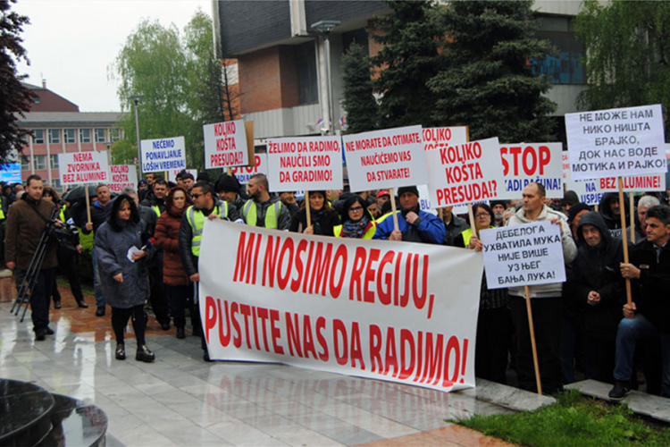 Motika: Odblokiran račun “Alumine” ili protesti i u Banjaluci