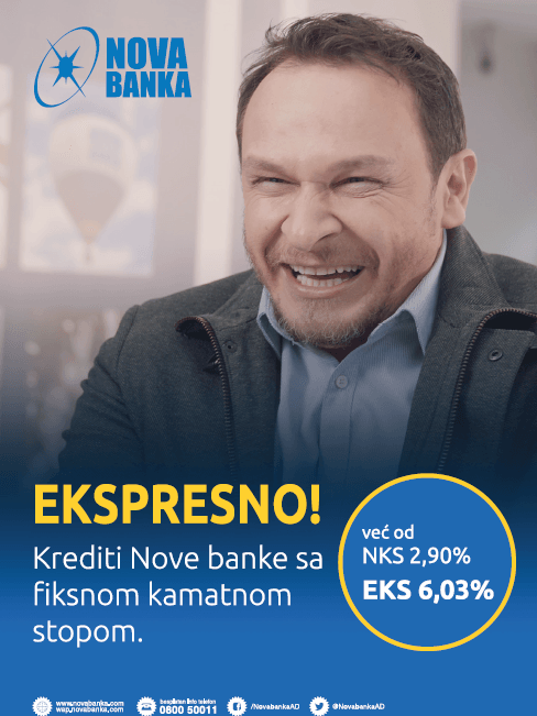 Krediti Nove banke sa fiksnom kamatnom stopom