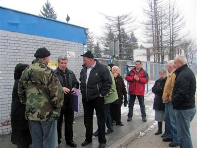 Radnici RAOP-a protestovali ispred fabrike